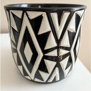 Large boho style planter pot